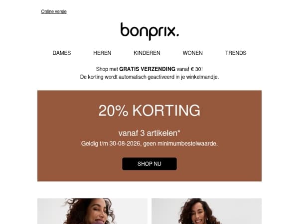 Profiteer: 20% korting als je 3 artikelen kiest!
