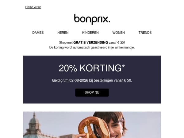 Shopping Sunday ⏰ 20% korting voor JOU