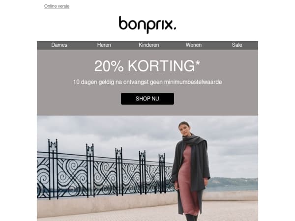 🌟 Yeah, 20% korting op je eerste bestelling! 🌟