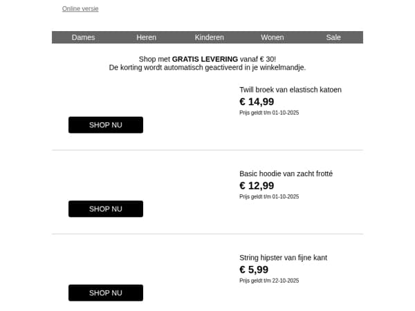 Onze TOP DEAL van de week