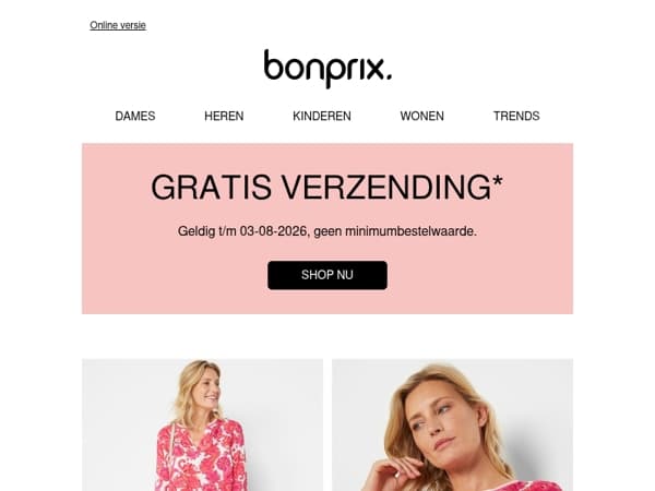 Laatste dag: GRATIS VERZENDING