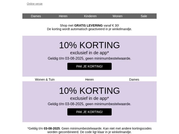 App Days: -10% op alles🎉