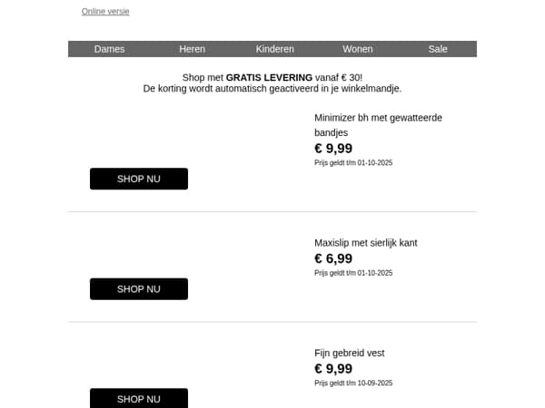 Onze TOP DEAL van de week