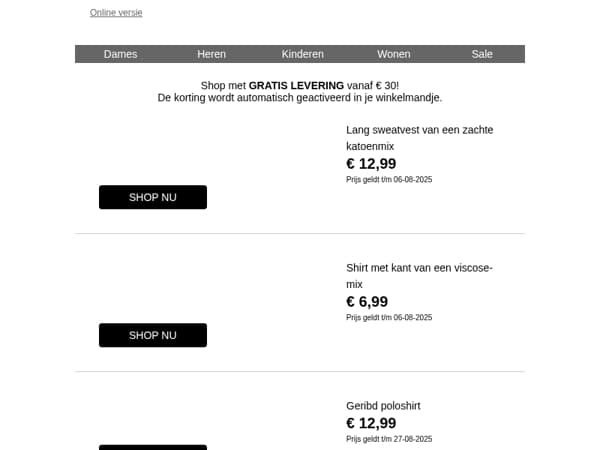 Onze TOP DEAL van de week