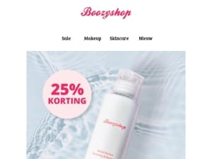 25% KORTING VOOR JOU! ❤️