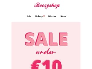 SALE ONDER €10 💸🔥