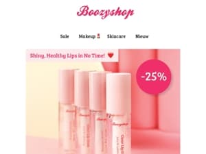 Shiny Lips, 25% Korting! 💖
