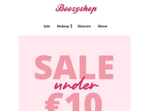 SALE ONDER €10 💸🔥