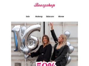 Tot 50% korting! 🪩💥