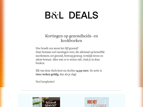 Flinke kortingen op koken en gezondheid 📚