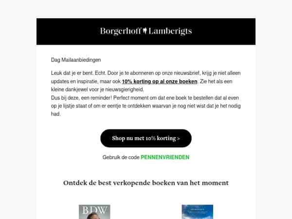 Je hebt je cadeau nog niet geopend 🎁