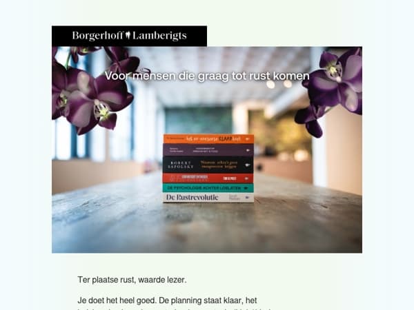 Voor mensen die tot rust willen komen 📚