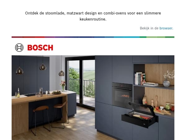 Stomen, bakken, genieten: de nieuwste Bosch ovens.