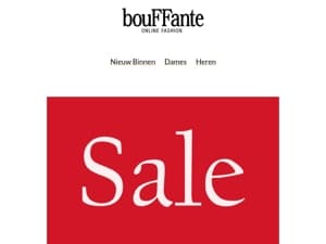 Sale is van start 💥 – tot 60% korting!