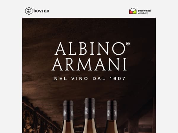 🇮🇹 Tijdelijk 20% korting op Albino Armani Pinot Grigio: nu €9,56 per fles