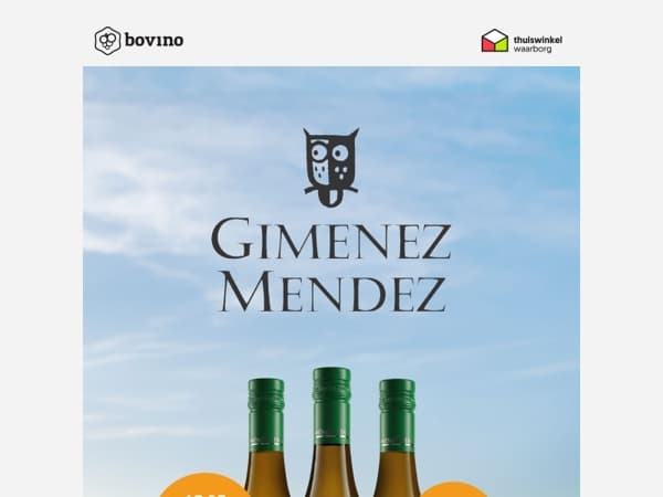 🇺🇾 Ontvang nu 20% korting op Giménez Méndez Alta Reserva Albariño