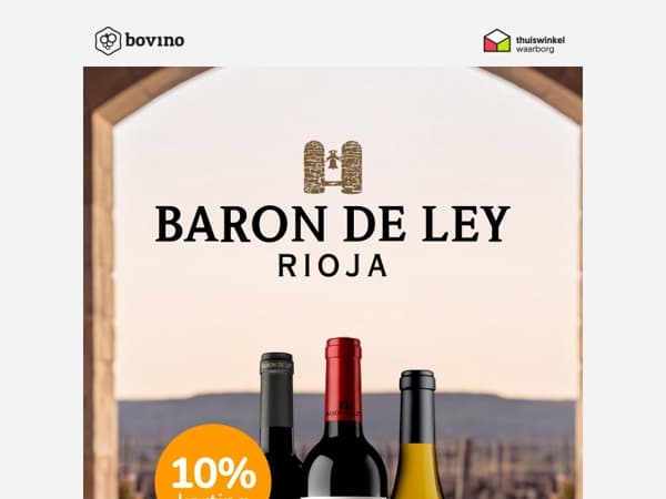 🇪🇸 Mis het niet: 10% korting op alles van Barón de Ley