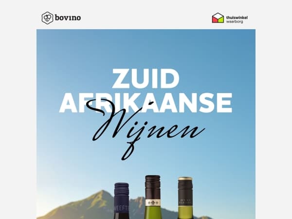 🇿🇦 Tijdelijk 10% korting op alle Zuid-Afrikaanse wijnen