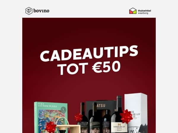 🎁 Ontdek onze bijzondere cadeautips tot €50