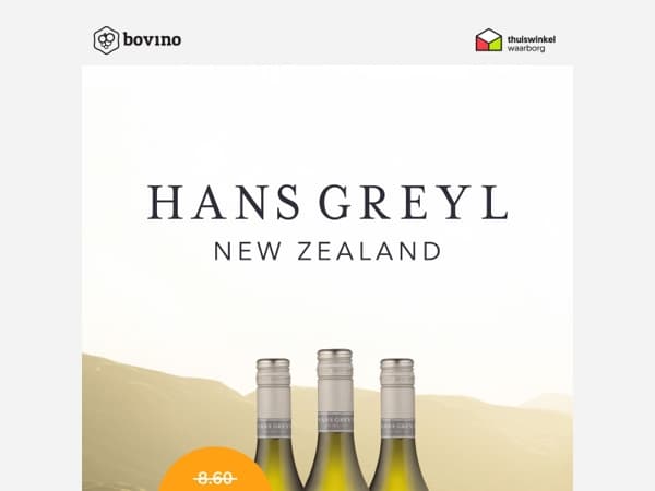 📣 Hans Greyl 2024 Sauvignon Blanc net binnen! Nu €7,25 per fles.
