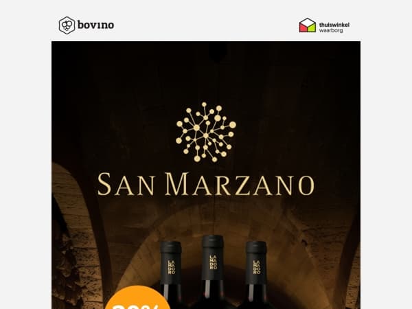 🇮🇹 San Marzano Primitivo Lamadoro nu voor €6,60 per fles!