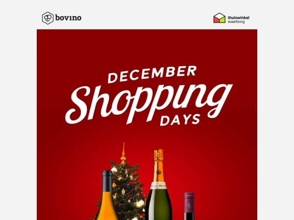 🎄Nu €12,50 korting vanaf €100! December Shopping Days.