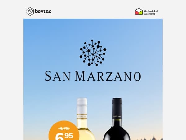 🇮🇹 San Marzano Gran Trio Rosso en Bianco nu €6,95 per fles