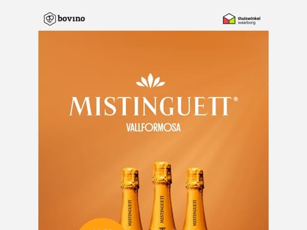 🔔 Mistinguett Cava Rosé – Tijdelijk voor €9,95 per fles.