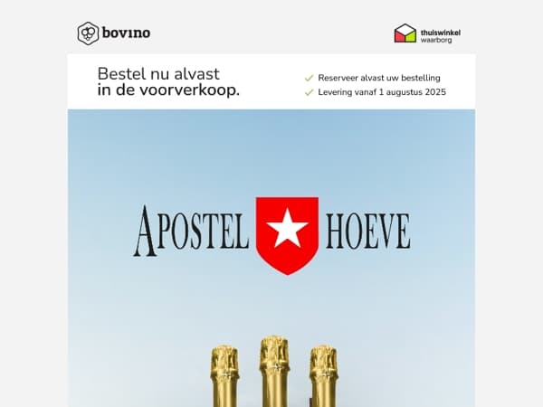 🥂Apostelhoeve Cuvée XII BRUT nu beschikbaar in voorverkoop!
