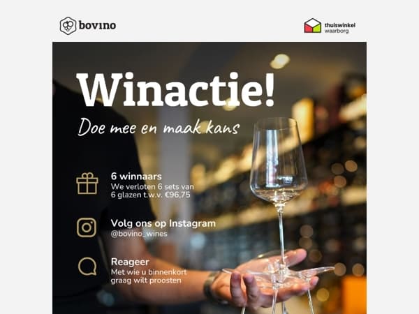 🥂 Doe mee & WIN één van de 6 Spiegelau Definition sets t.w.v. €96,75