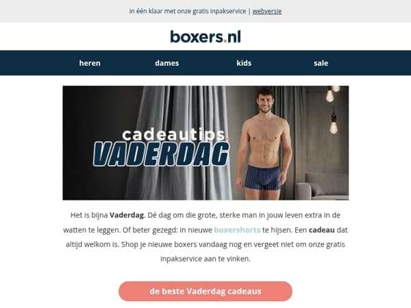 op tijd scoren voor Vaderdag! 💙🎯