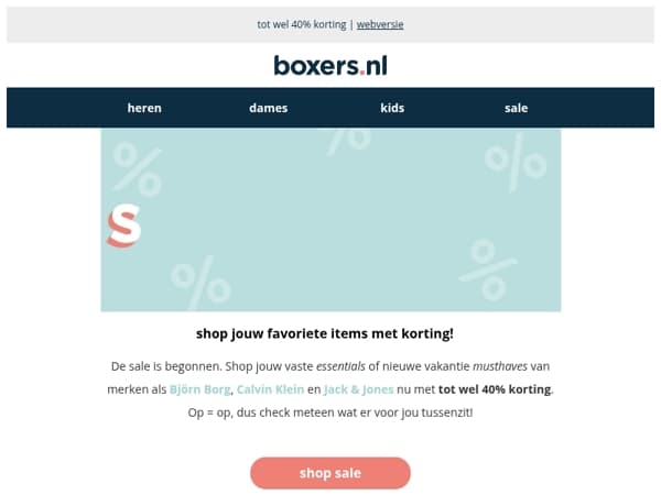 onze zomersale begint nu! 🏁