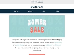 sale tot 40% korting 🚨