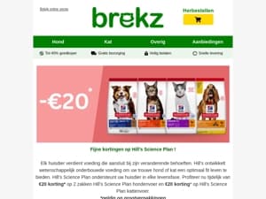 Mooie kortingen op Hill’s Science Plan voor hond en kat!