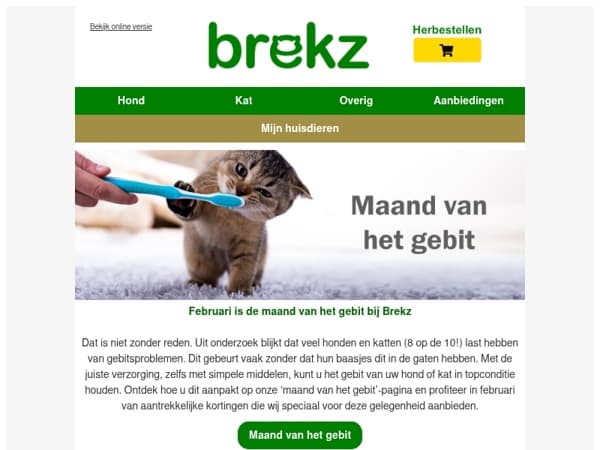 Februari is de maand van het gebit