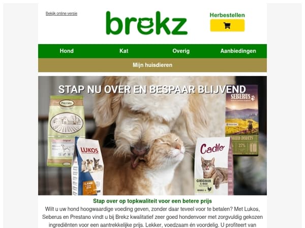 Premium huisdiervoer voor minder