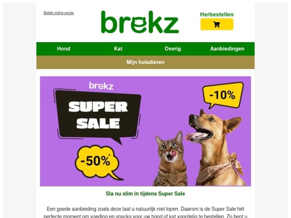 Eukanuba en Seberus met Super Sale korting