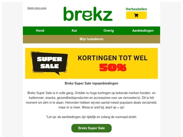 Versele-Laga in de Super Sale!