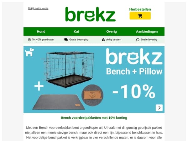 Brekz Bench voordeelpakketten met korting