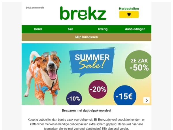 Topmerken honden- en kattenvoer voor lage prijzen