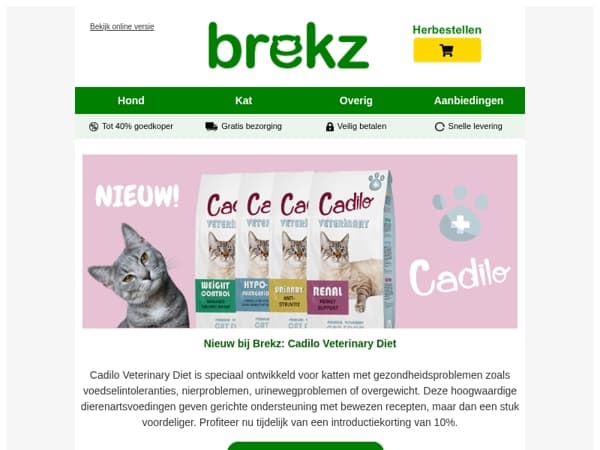 Dierenartsvoeding voor een lagere prijs