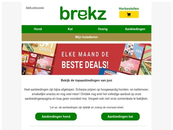 Laatste kans: de juni-aanbiedingen lopen af