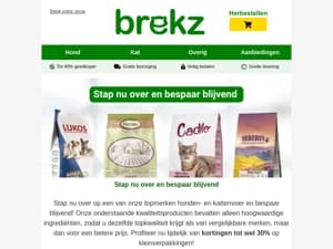 Stap nu over en bespaar blijvend!