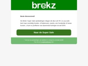 Kortingen tot wel 50% tijdens de Super Sale