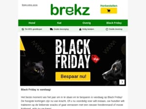 Black Friday is vandaag!