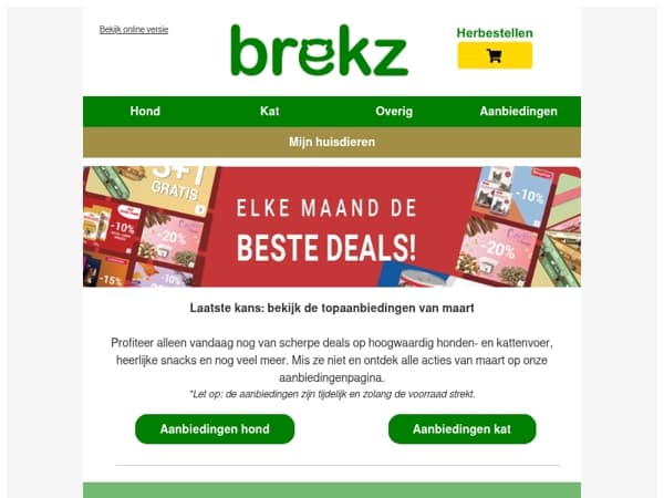 Laatste kans: No Worm met korting