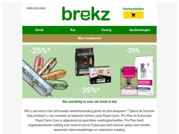 Sla slim in met Summer Sale korting