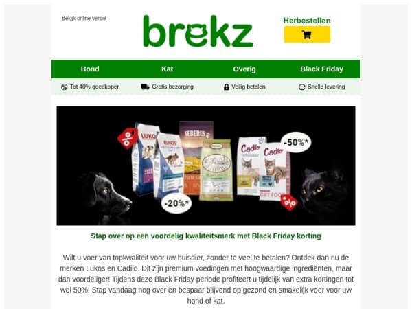 Stap voordelig over met Black Friday korting