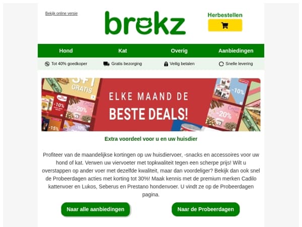 Veel producten in de aanbieding!