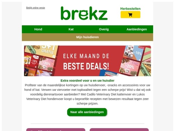 Bekijk alle topaanbiedingen van deze maand!